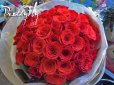 画像2: 【大輪プレミアム】赤いバラのブーケ-1本500円（お好きな本数でお作りします） (2)
