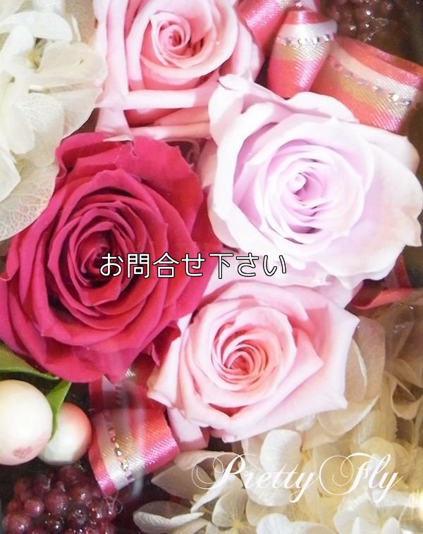 画像4: 【プリザーブドフラワー】ROSE-BOX〜ピンクベリーローズ（Mサイズ）