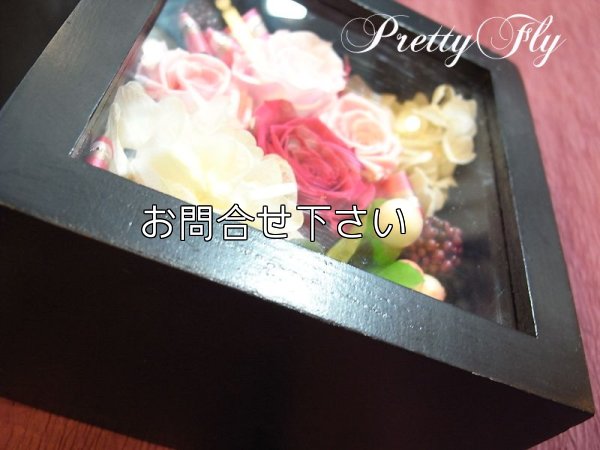 画像2: 【プリザーブドフラワー】ROSE-BOX〜ピンクベリーローズ（Mサイズ）