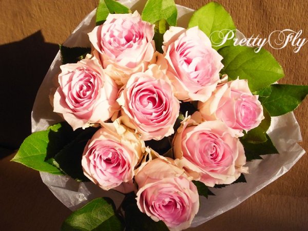 画像2: 【一種の花で束ねるシンプルブーケ】OnlyPinkRose〜ピンクのバラ花束