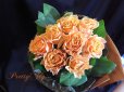 画像2: 【一種の花で束ねるシンプルブーケ】OnlyOrangeRose〜バラ オレンジの花束 (2)