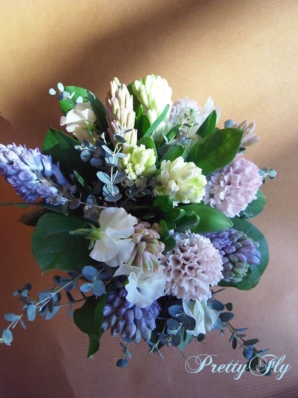 画像2: 【一種の花で束ねるシンプルブーケ】Only　Hyacinth〜ヒヤシンスの花束
