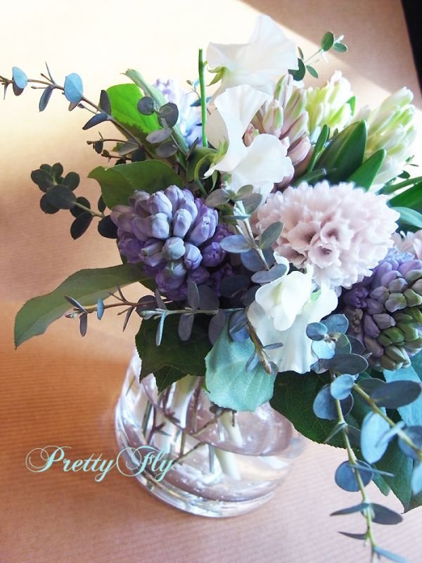 画像3: 【一種の花で束ねるシンプルブーケ】Only　Hyacinth〜ヒヤシンスの花束