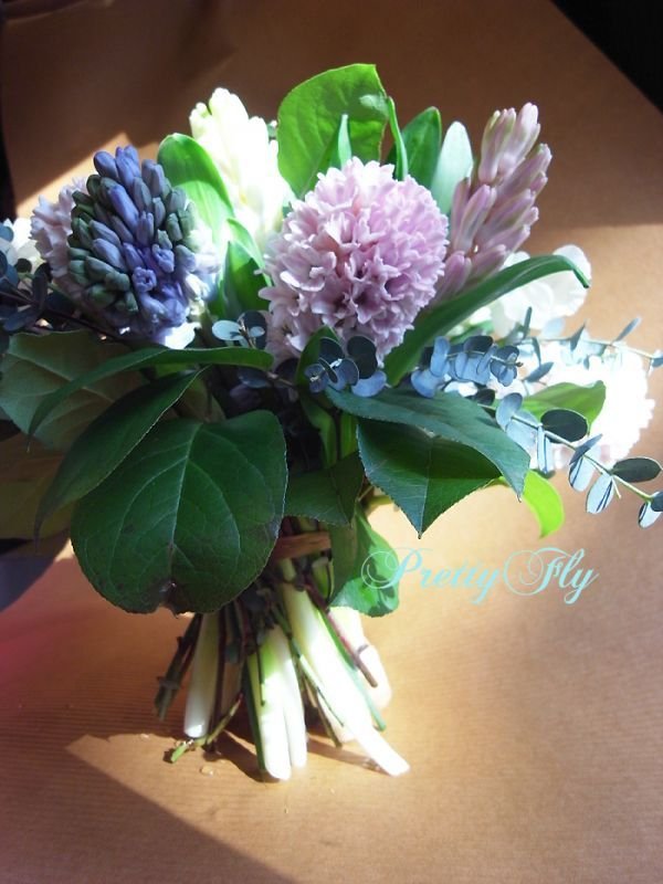 画像4: 【一種の花で束ねるシンプルブーケ】Only　Hyacinth〜ヒヤシンスの花束