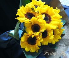 他の写真2: 【一種の花で束ねるシンプルブーケ】OnlySunflower〜ひまわりの花束