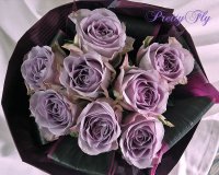 【紫のバラ花束】パープルROSE '' PurpleROSE8 ''