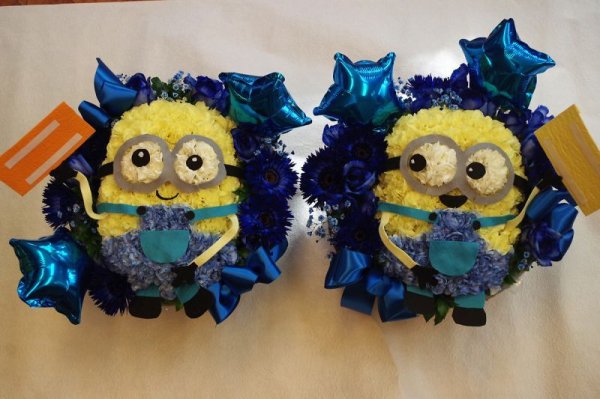 画像5: キャラクターアレンジメント★ミニオンのバスケットアレンジ