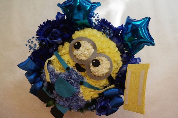 画像6: キャラクターアレンジメント★ミニオンのバスケットアレンジ