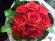 画像1: 【一種の花で束ねるシンプルブーケ】OnlyRedRose〜赤いバラ花束 (1)