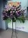 画像2: 紫のバラスタンド花－バラ30本スタンド花〜パープルローズ (2)