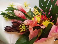 画像1: 【花束】トロピカルハワイアン　Tropical Flower Bouquet