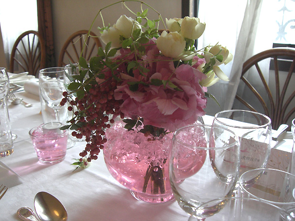結婚式会場装花 フルオーダー会場一式 6月挙式 ピンクバージョン Prettyfly